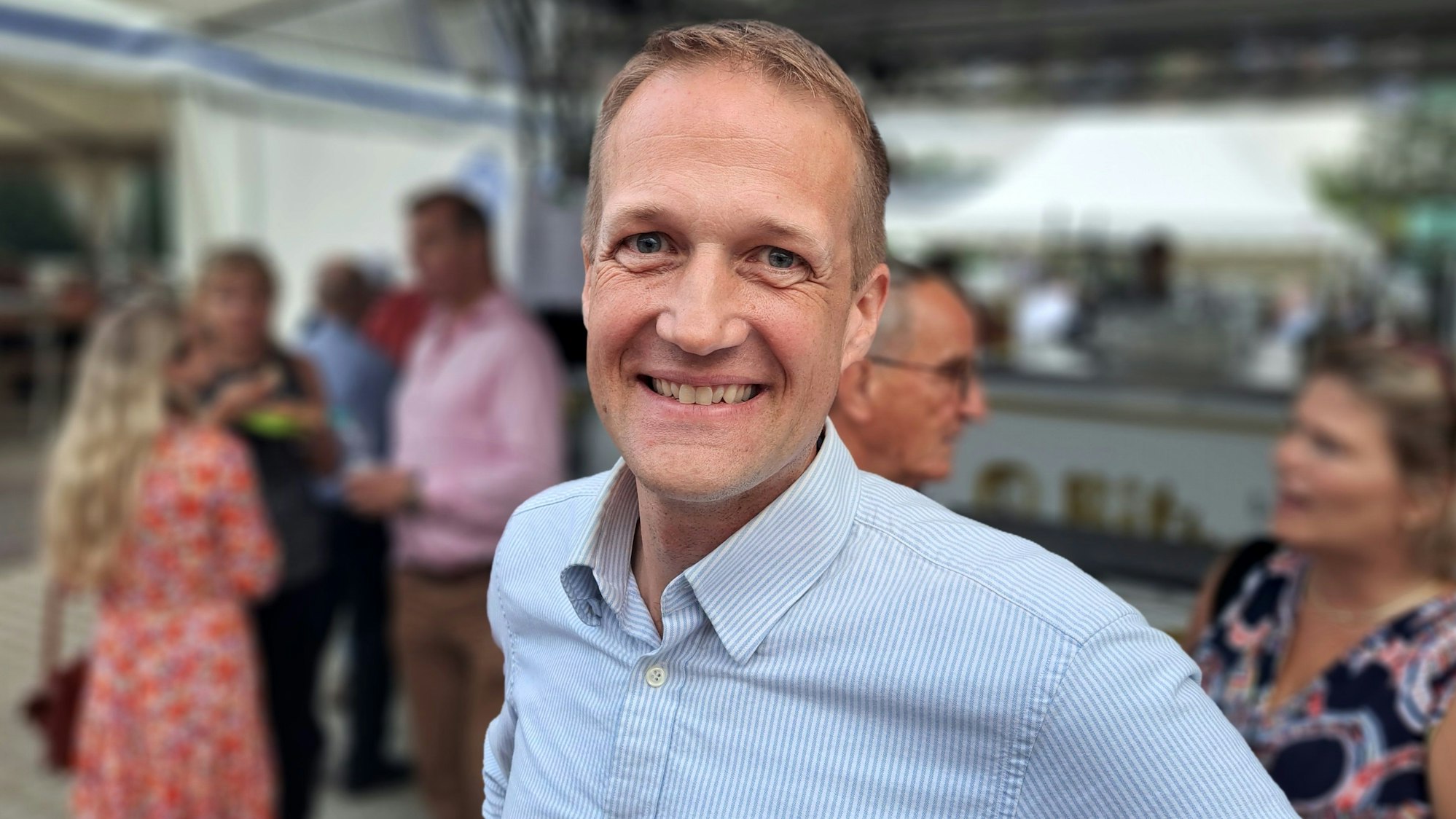Michael Freiherr von Maltzahn beim Sommerfest der CDU auf dem Hebborner Hopf am 14. August 2024.