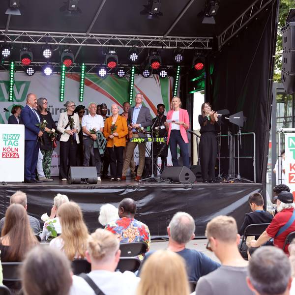 Dieses Jahr war die Verleihung des Ehrenamtspreises in die Feierlichkeiten zum NRW-Tag eingebaut.