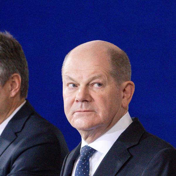 Bundeskanzler Olaf Scholz und Bundesfinanzminister Christian Lindner (FDP) bei einem gemeinsamen Pressestatement. (Archivbild)