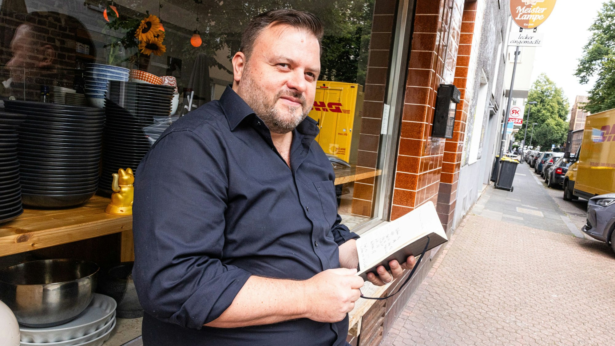 Dienstag ist für Christian Matthäi vom Bistro „Meister Lampe“ kein Ruhetag, sondern dient der Vorbereitung und Planung.