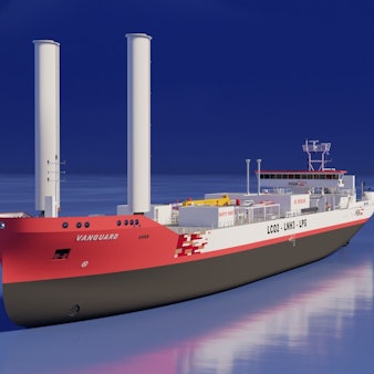 Ein Bild, wie das Schiff aussehen wird.