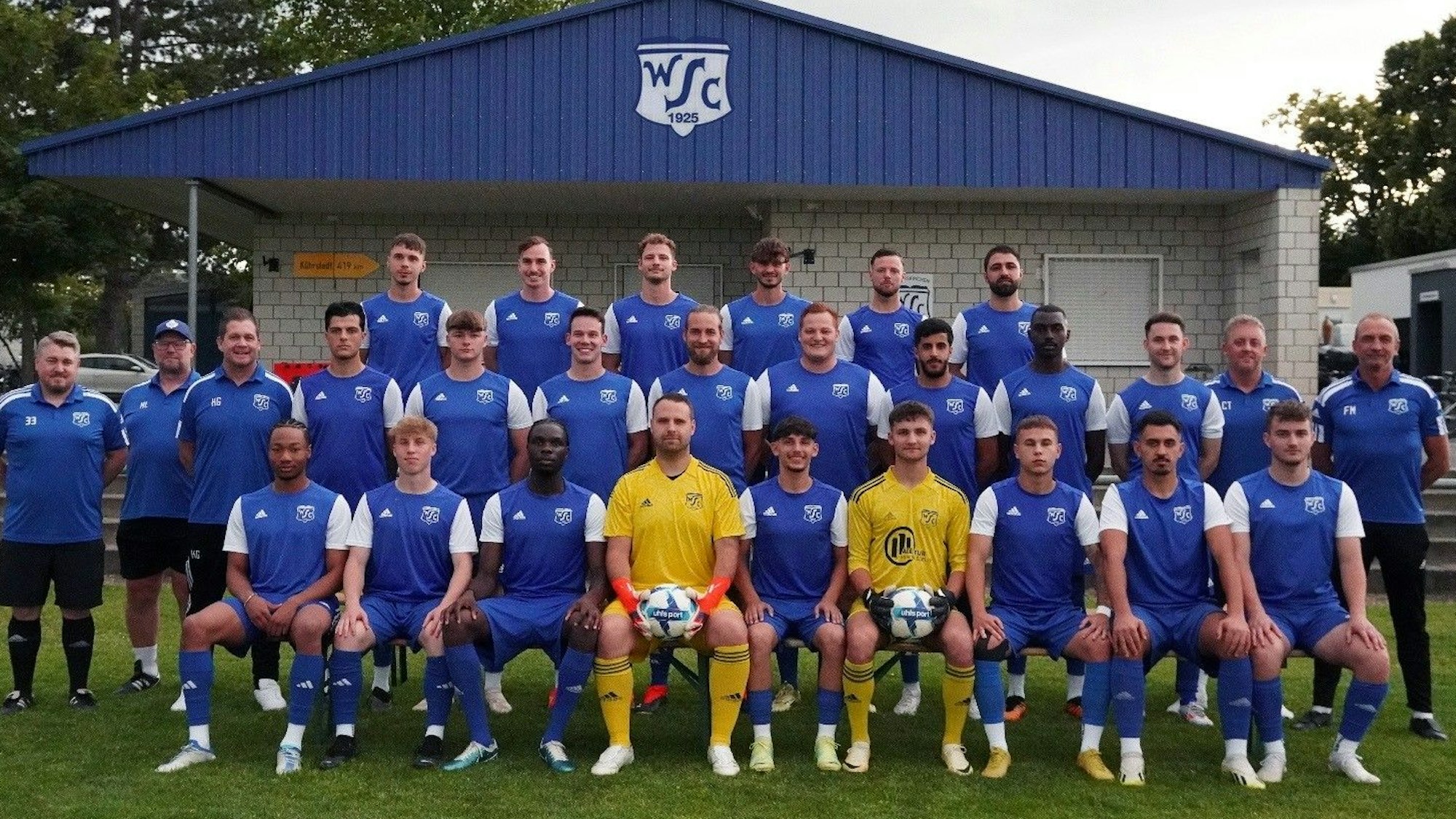 Das Bild zeigt die Mannschaft den SC Wißkirchen.