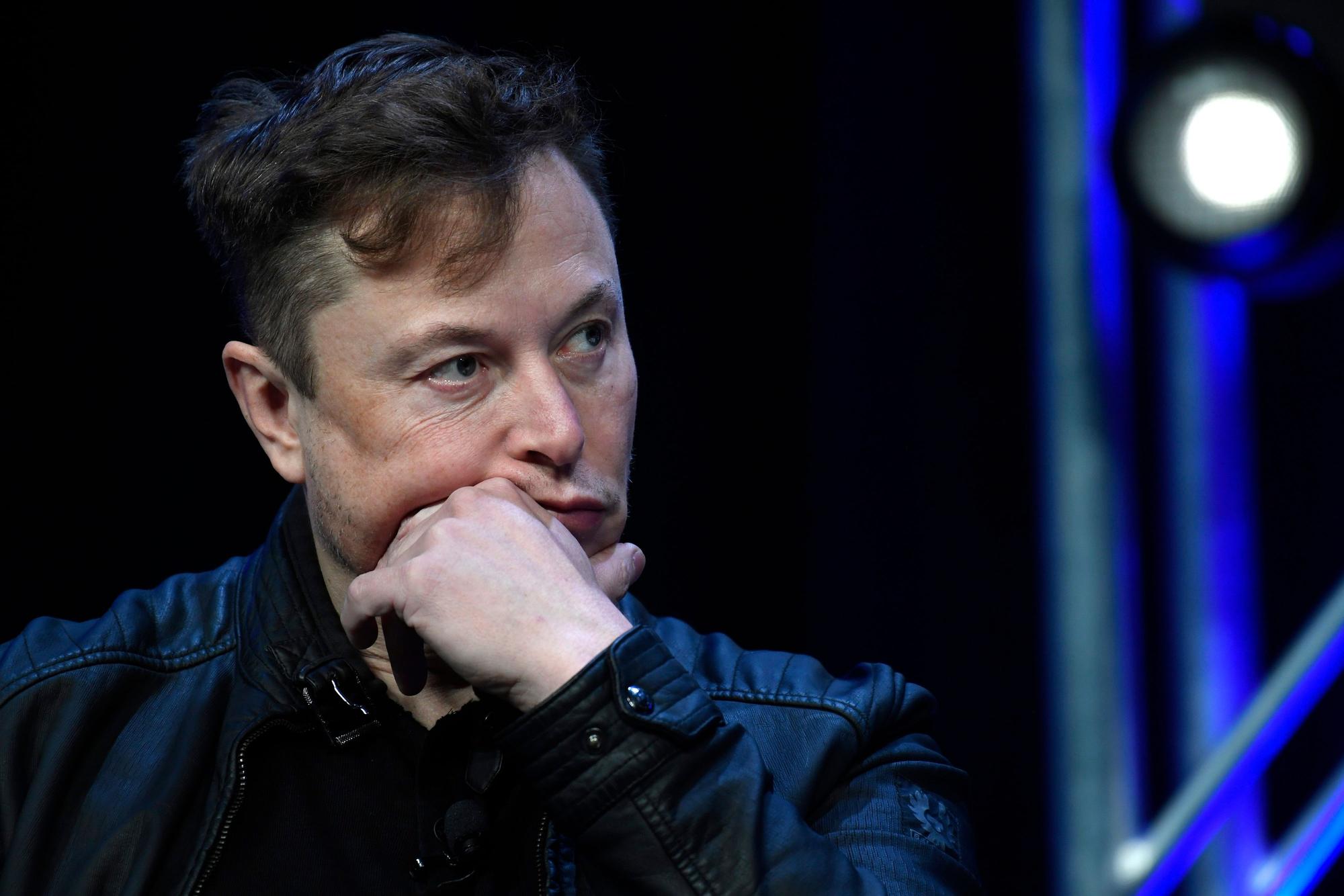 ARCHIV - 09.03.2020, USA, Washington: Elon Musk, Konzernchef des US-Elektroautohersteller Tesla, nimmt an der SATELLITE-Konferenz teil.