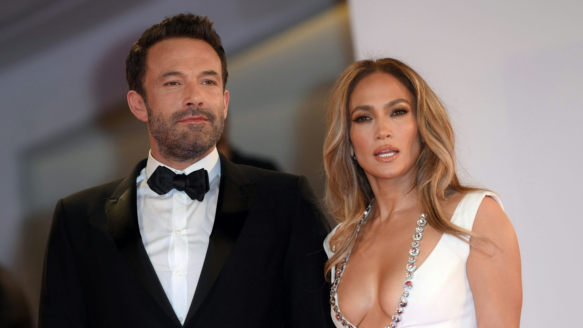 Jennifer Lopez und Ben Affleck bei einem öffentlichen Auftritt.