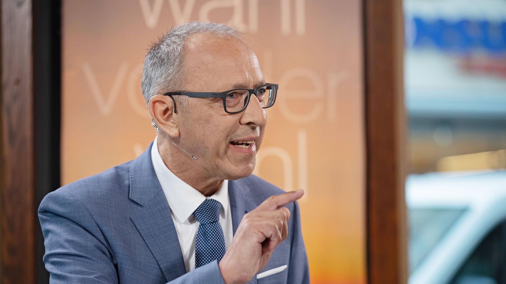 AfD-Politiker Jörg Urban am Dienstag (20. August) zu Gast beim ZDF-„Moma“ in Dresden.