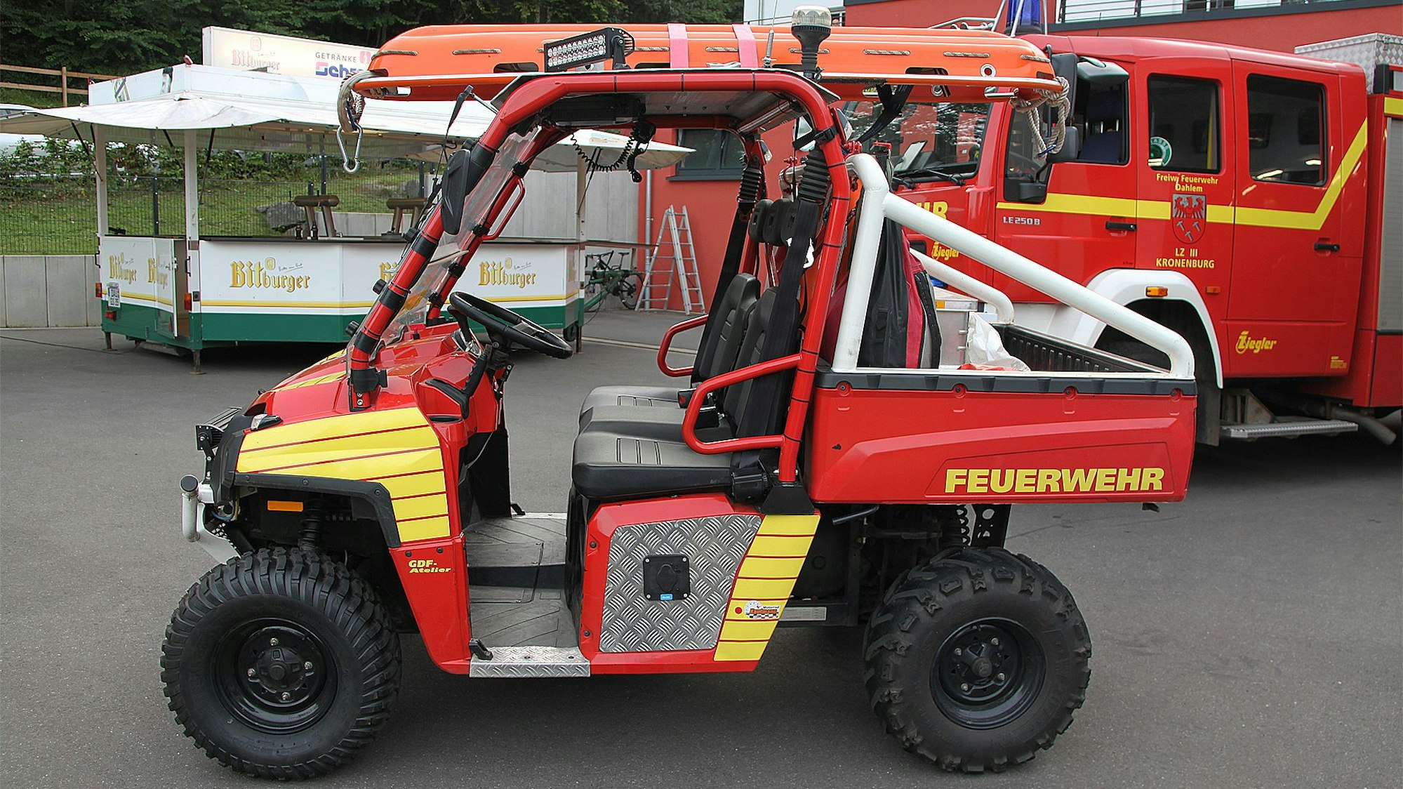 Das Foto zeigt das kleine Fahrzeug.