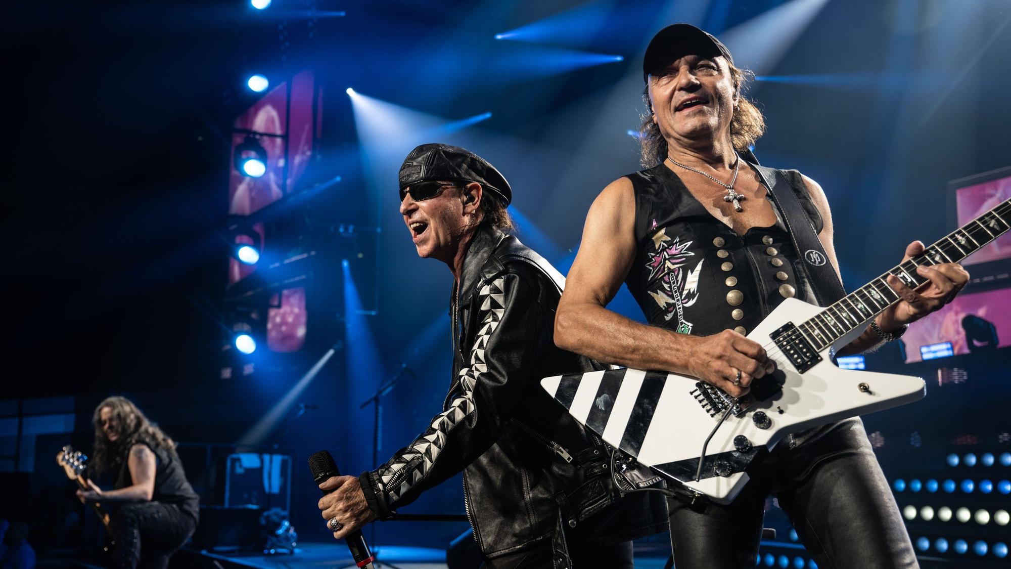 Die Scorpions auf der Bühne
