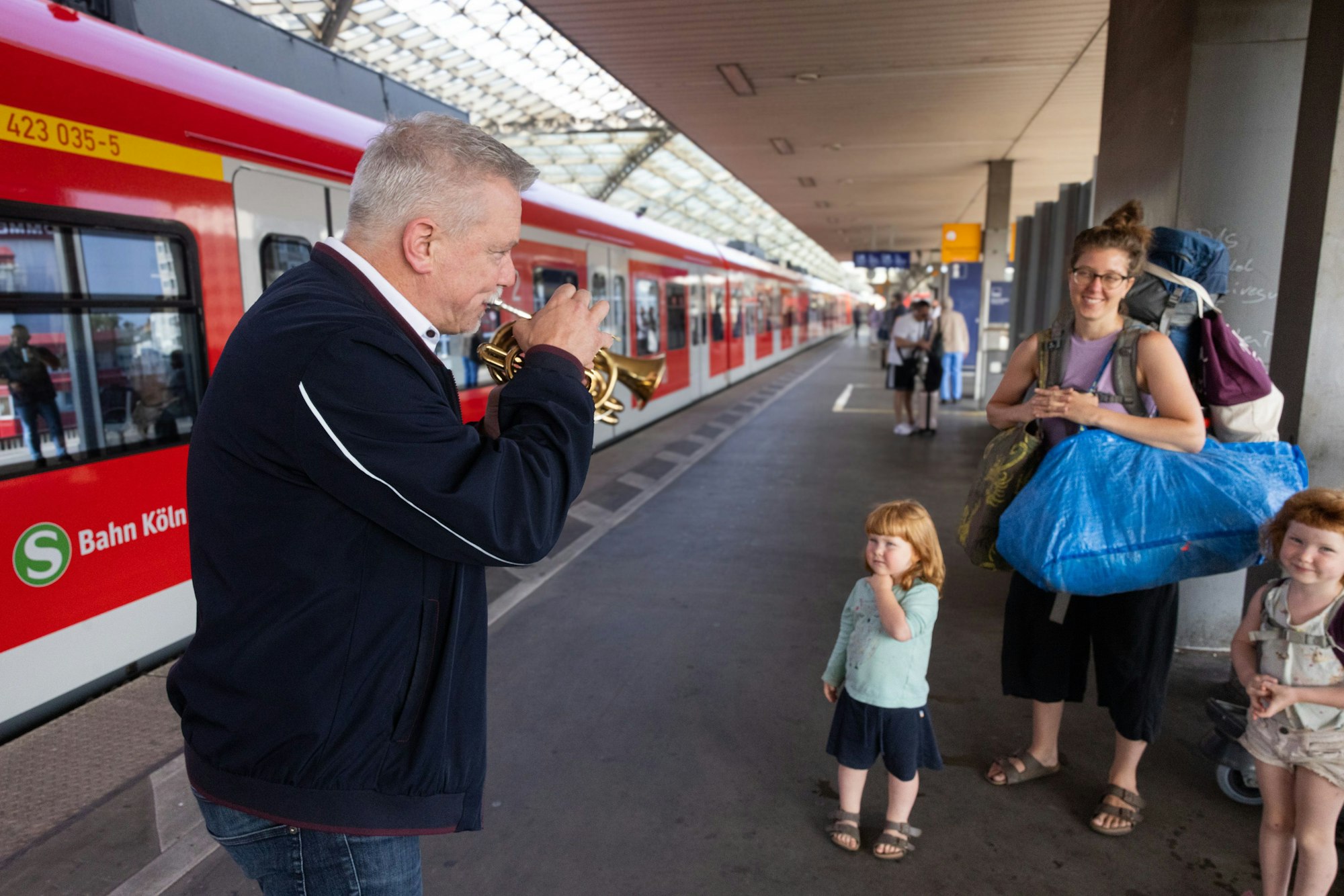 Trompetender Zugführer Martin Kowalski