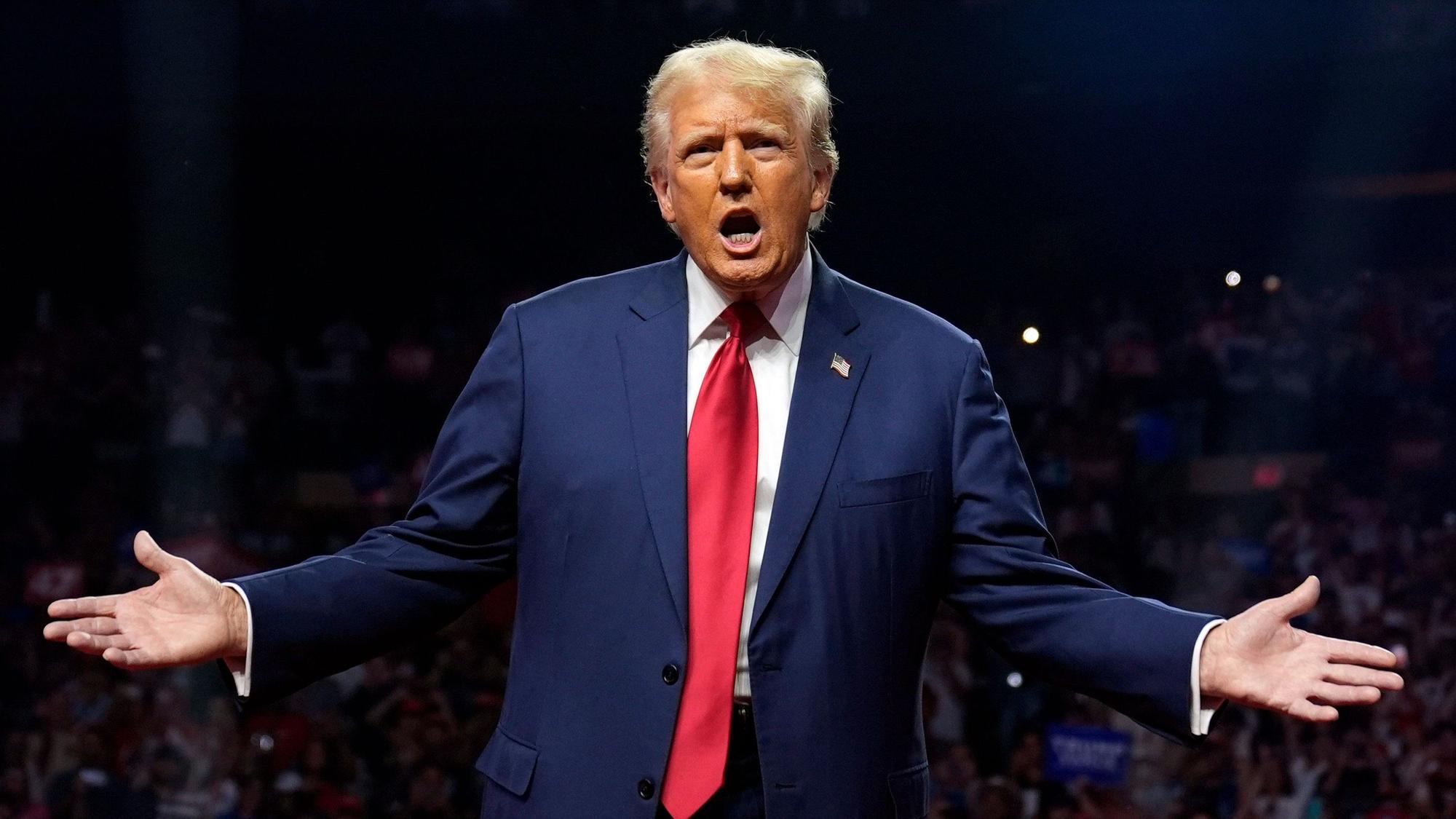 Donald Trump bei einem Wahlkampfauftritt im US-Bundesstaat Arizona.