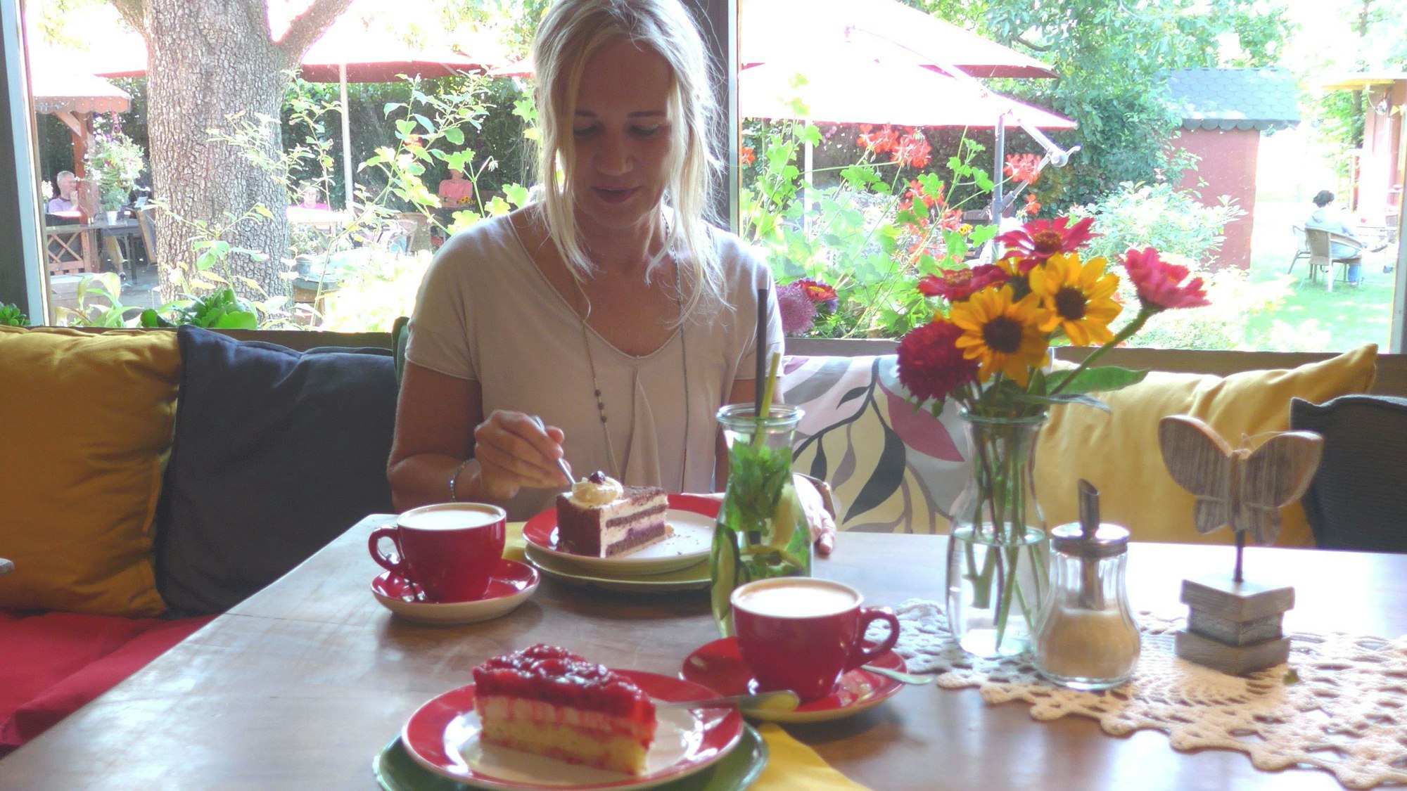 Am Nachmittag rücken auf dem Biohof Bursch hausgemachte Kuchen und Torten in den Fokus.