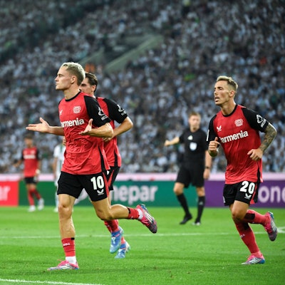 Doppelpacker: Florian Wirtz war bei Leverkusens 3:2 bei Borussia Mönchengladbach der entscheidende Spieler.