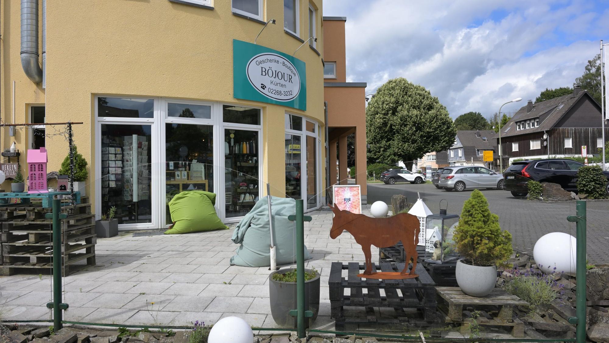 Das Foto zeigt einen Blick auf die Wipperfürther Straße in Kürten
