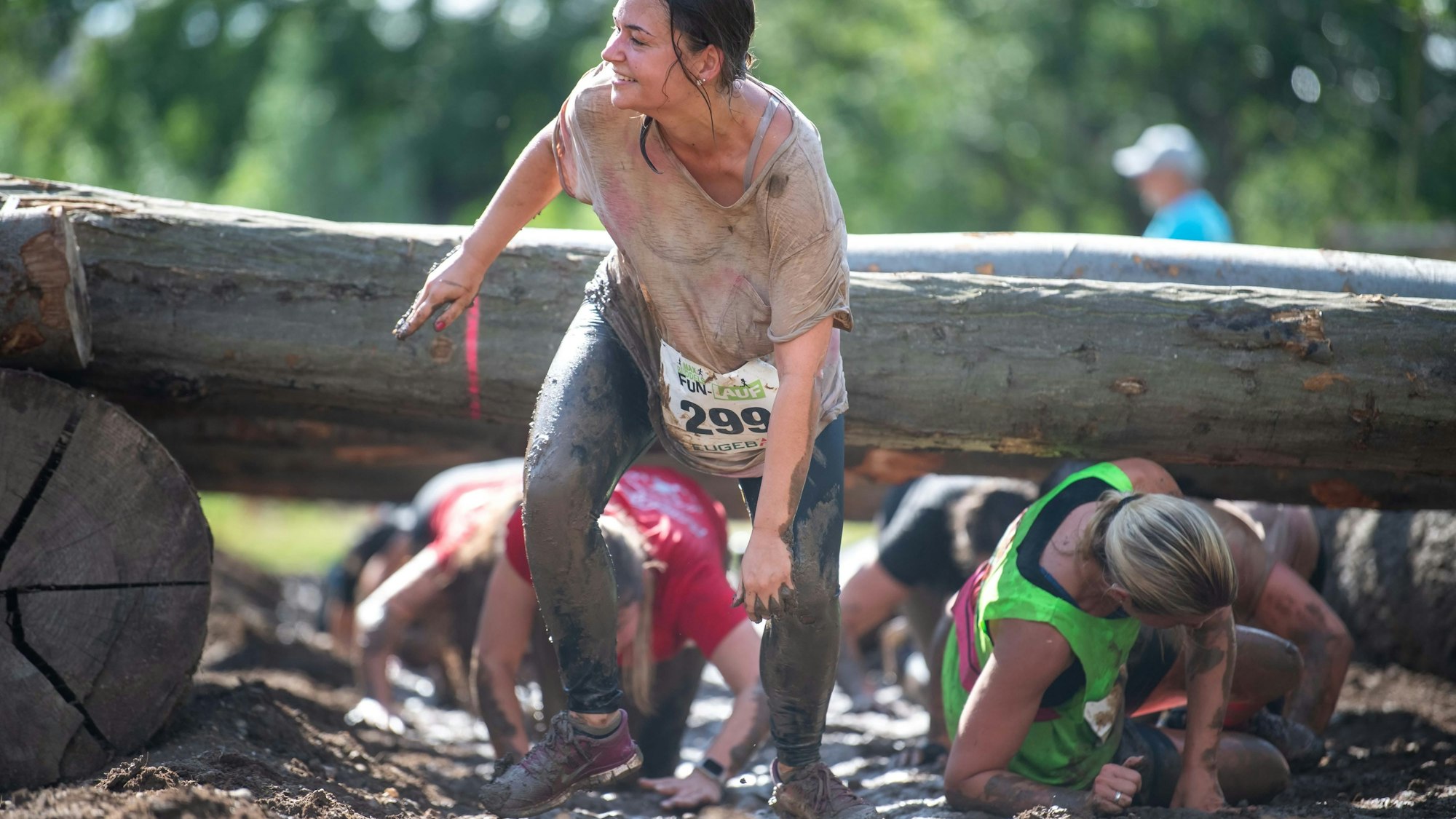 Das Bild zeigt Teilnehmende beim jüngsten Max-Buddels-Fun-Lauf in Euskirchen.