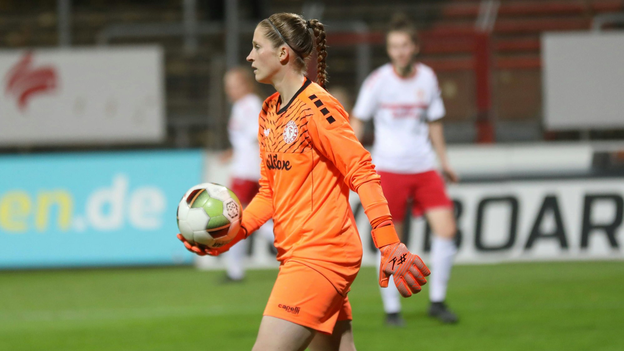 Fortuna Köln Frauen - Werder Bremen DFB Pokal 2020 2021 Südstadion Köln Deutschland 31.10.2020 Hanna de Haan Fortuna Köln *** Fortuna Cologne Women Werder Bremen DFB Cup 2020 2021 South Stadium Cologne Germany 31 10 2020 Hanna de Haan Fortuna Cologne