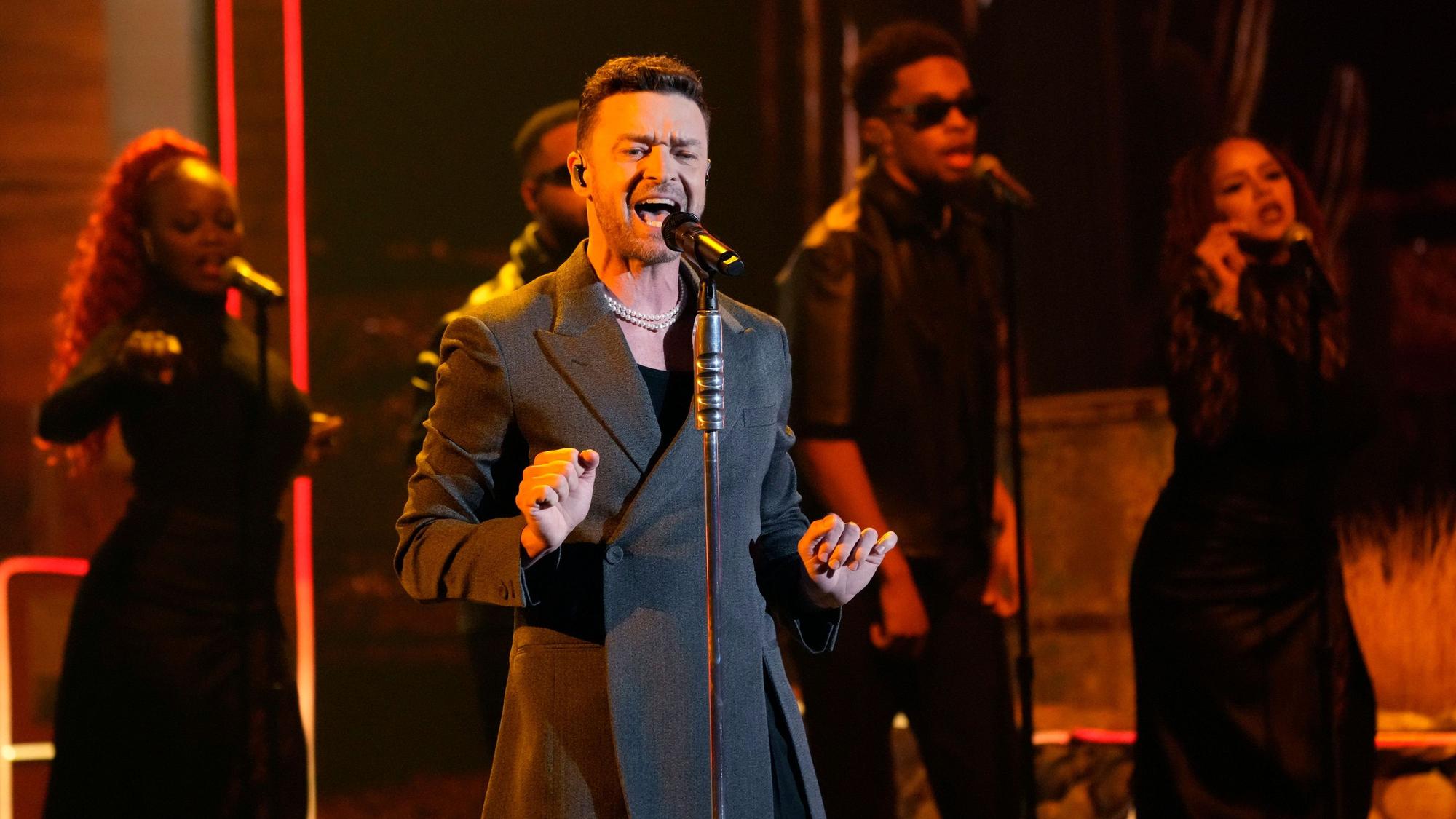 In Köln wollte Justin Timberlake sich nicht fotografieren lassen. Dieses Foto entstand bei den iHeartRadio Music Awards im Dolby Theatre in Los Angeles im April.