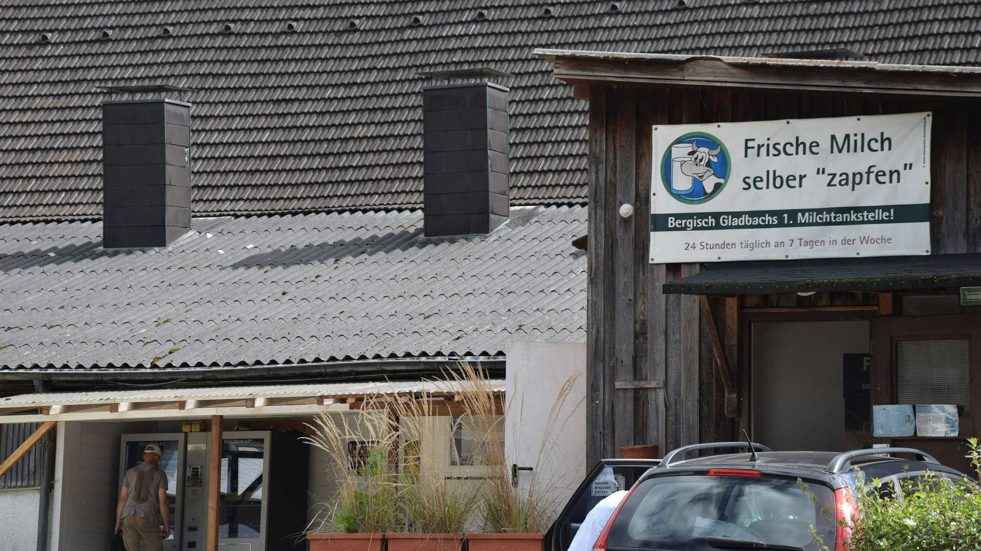 Die Milchtankstelle Gut Lerbach.