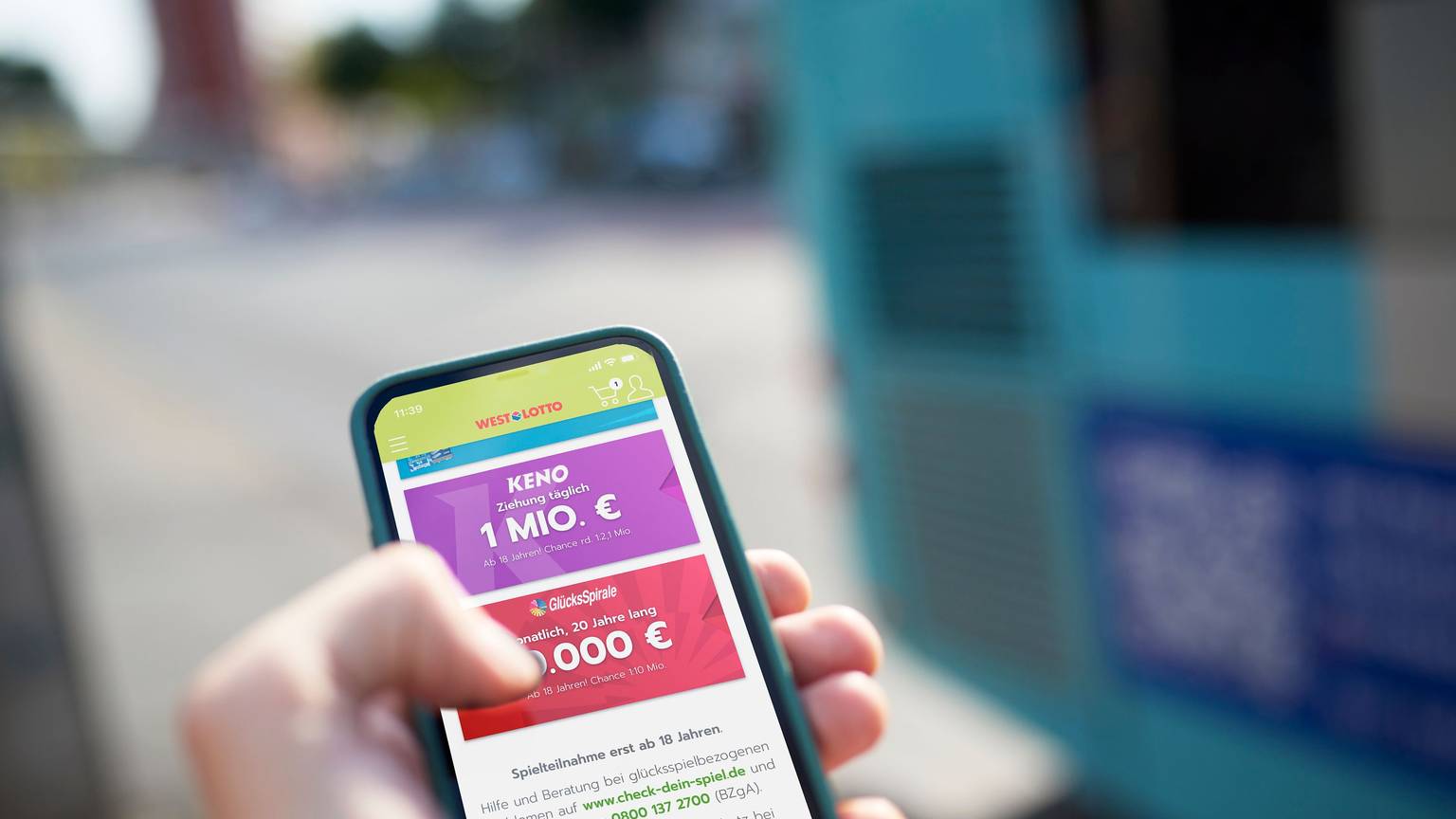 KENO kann auch ganz bequem über die WestLotto-App gespielt werden.