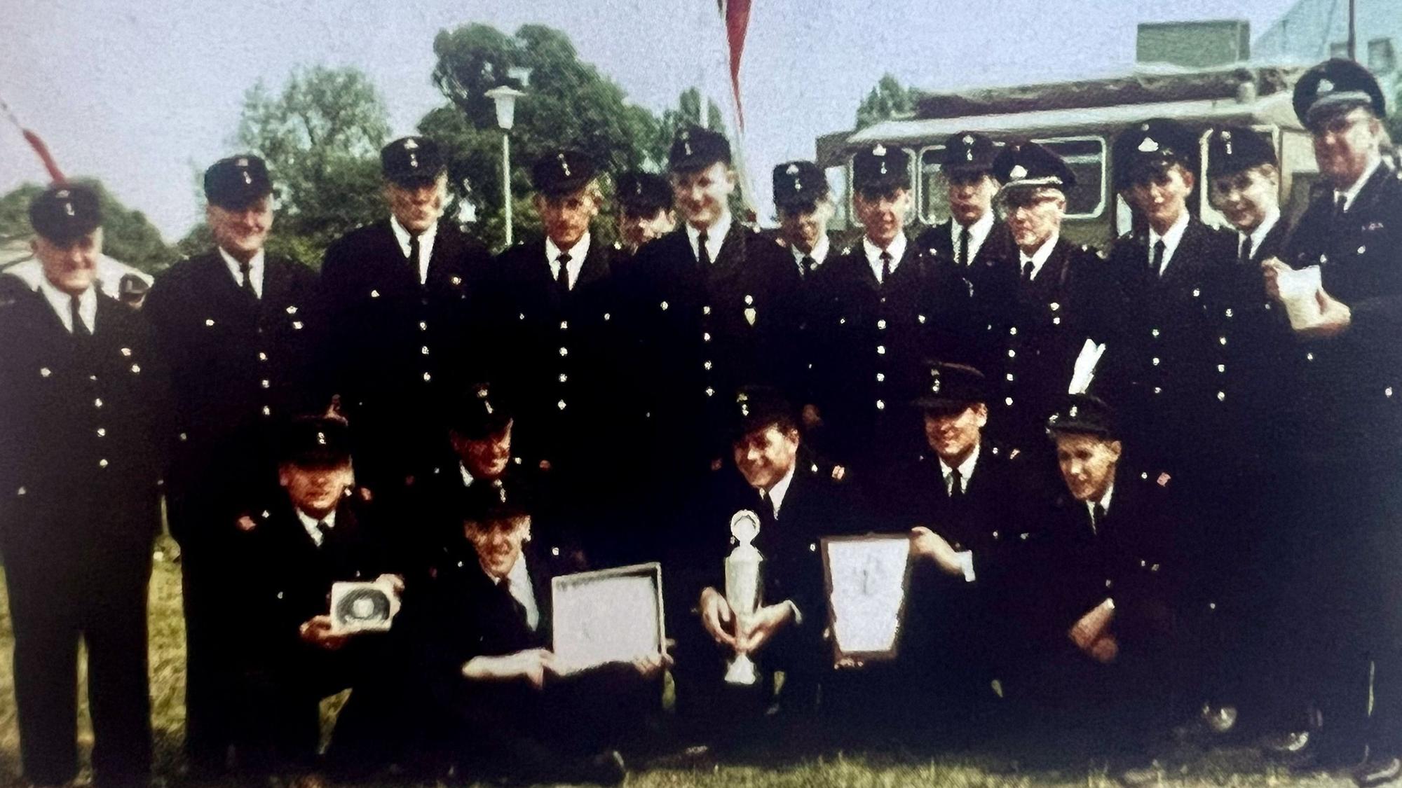 EIn Foto aus alten Tagen der Löschgruppe Libur.