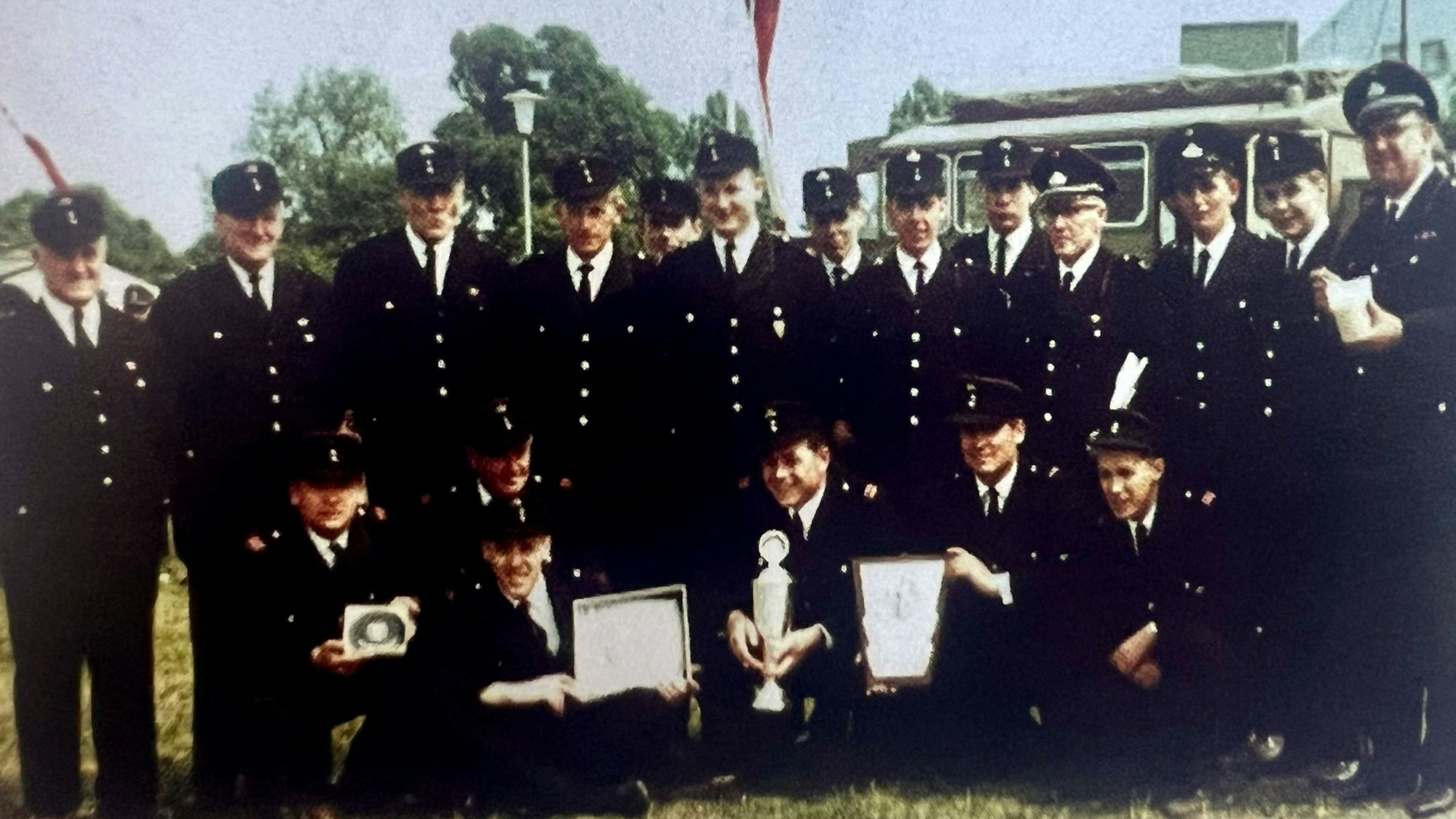 EIn Foto aus alten Tagen der Löschgruppe Libur.