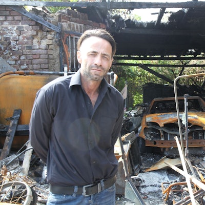 Das Haus von Mevlüt Sönmez an der Siegstraße in Troisdorf-Bergheim ist abgebrannt.