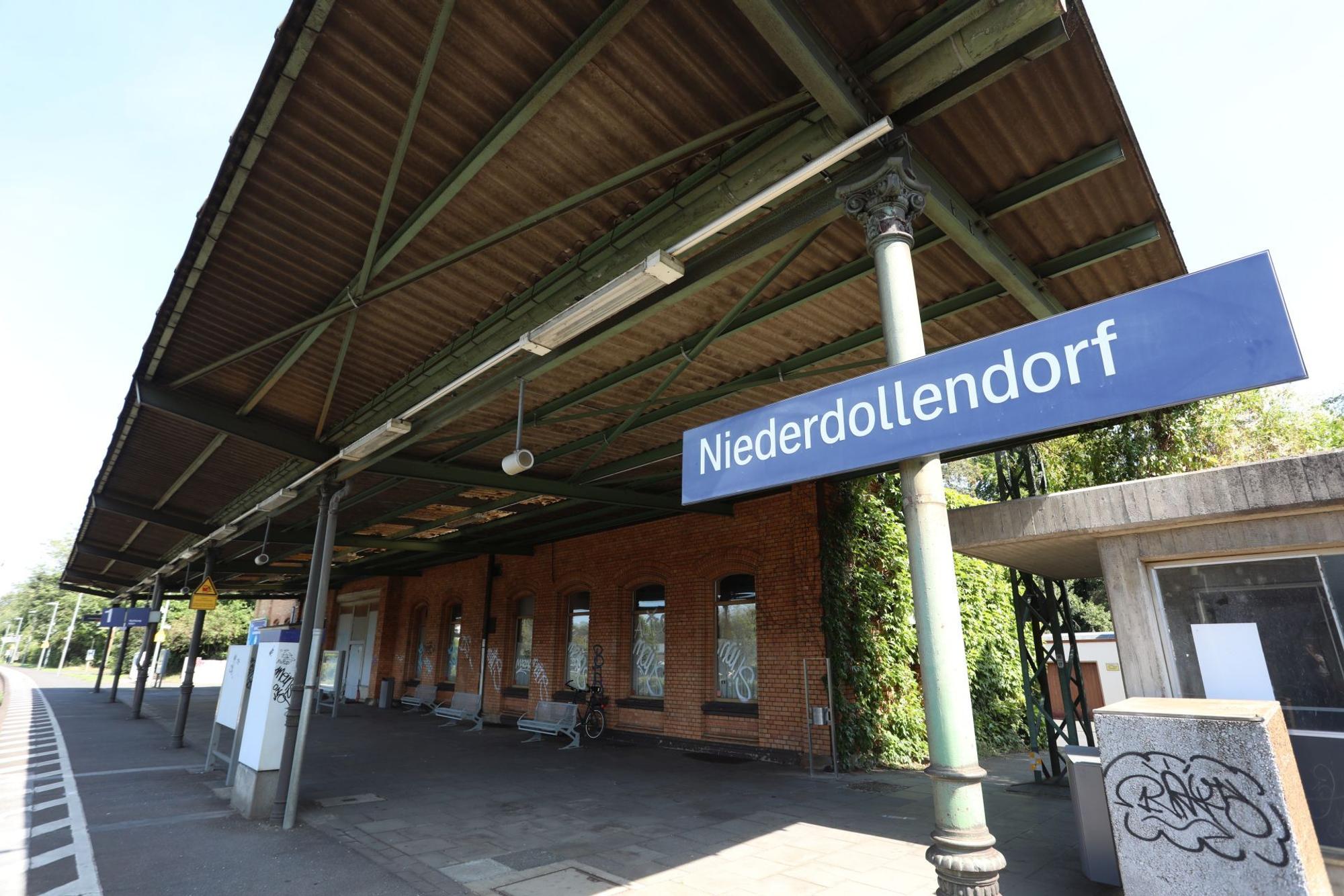 Das Bahnhofsgebäude in Niederdollendorf
