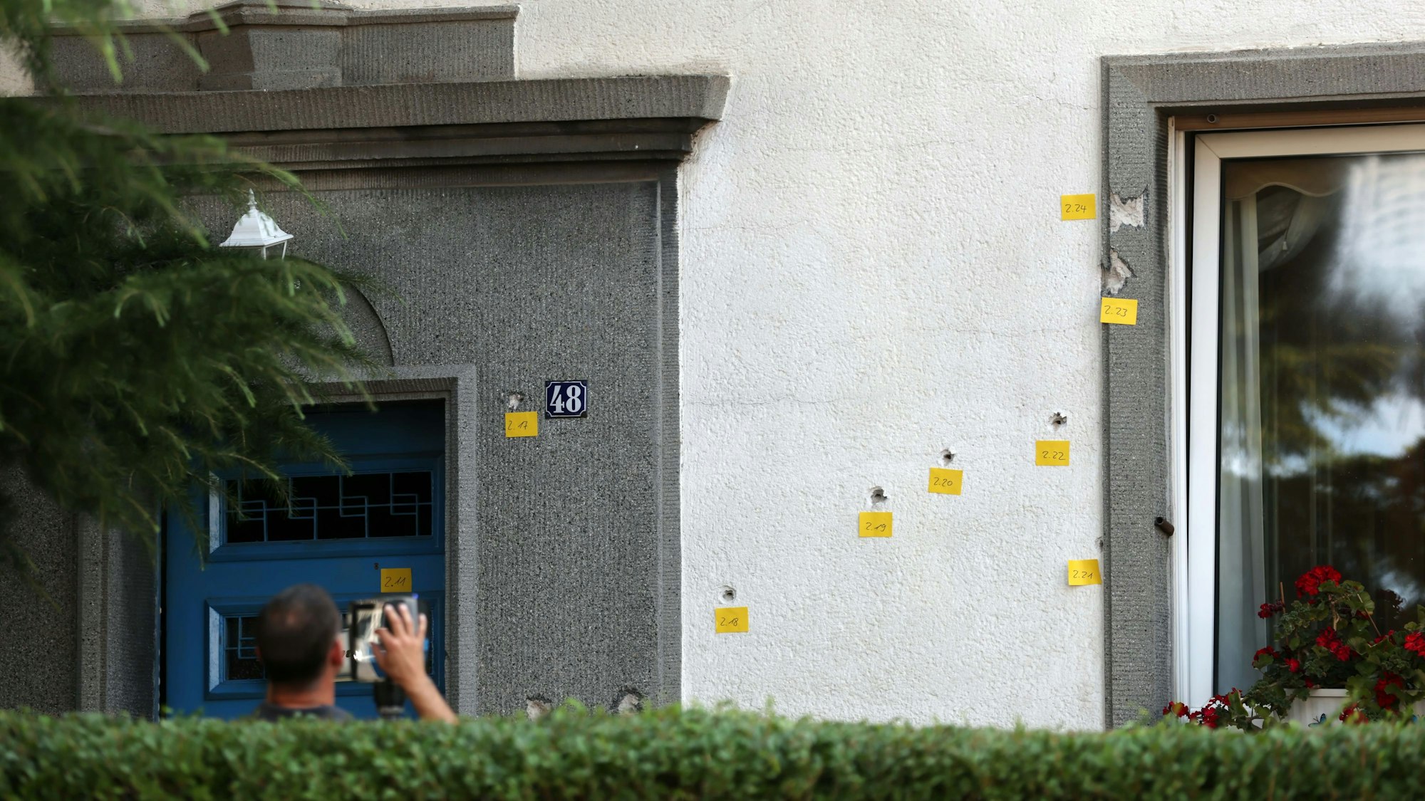 Schüsse gab es auch auf ein Haus in Ostheim.