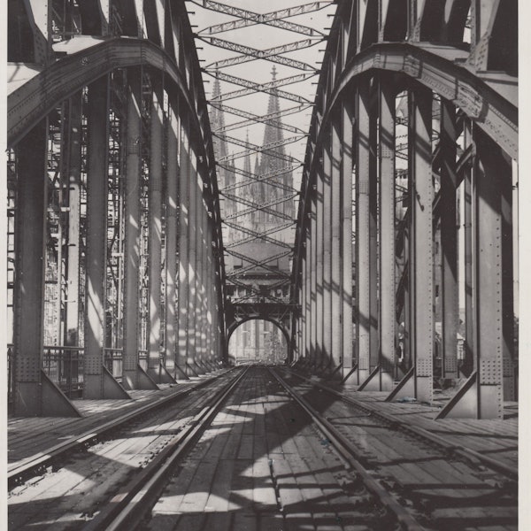 Die Hohenzollernbrücke 1935.