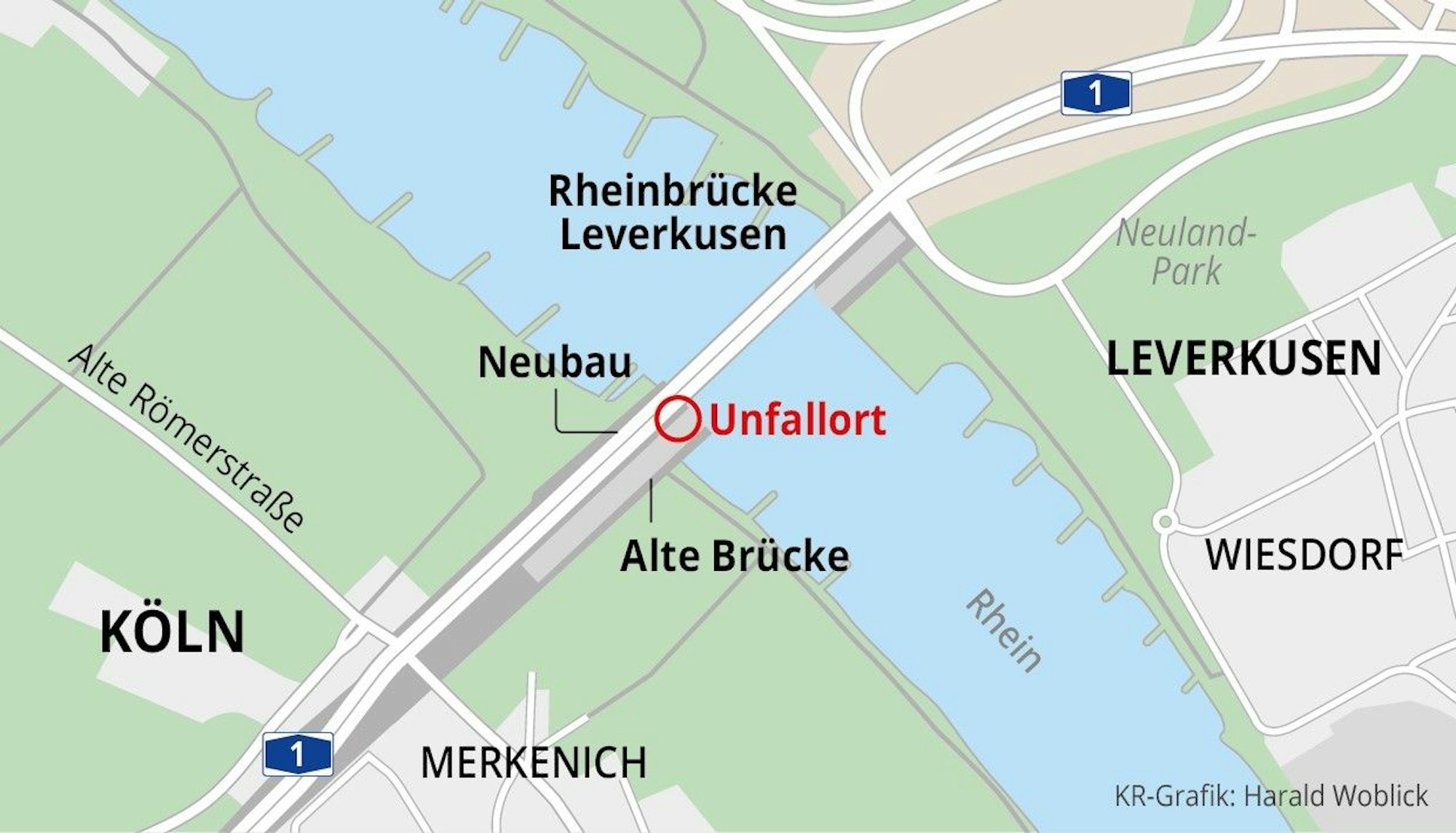 Der Ort des Unglücks