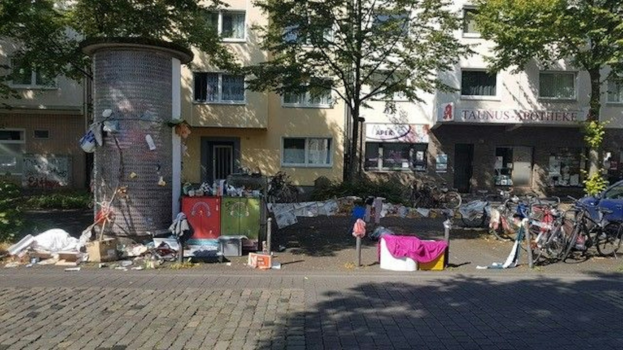 Müll in Humboldt-Gremberg in Köln