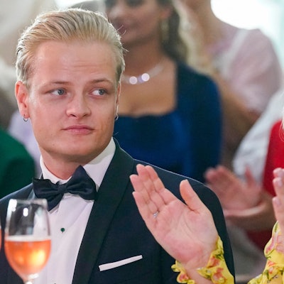 Marius Borg Høiby neben seiner Mutter, Kronprinzessin Mette-Marit, im Juni 2022.