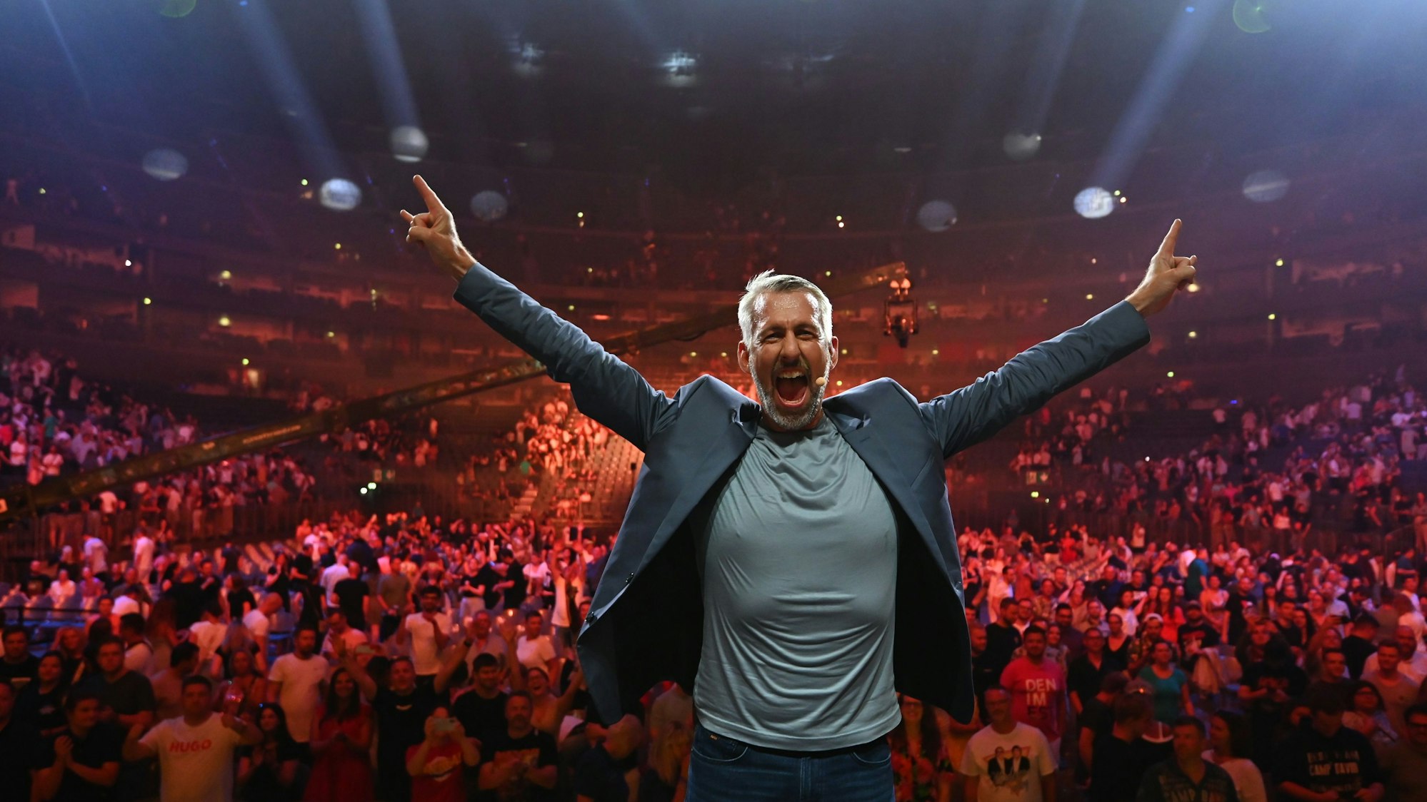 Sebastian Pufpaff war mit TV total zu Gast in der Kölner Lanxess-Arena.
