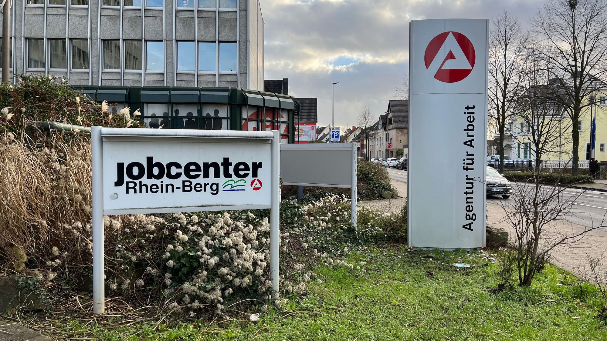 Der Sitz der Agentur für Arbeit in Bergisch Gladbach.