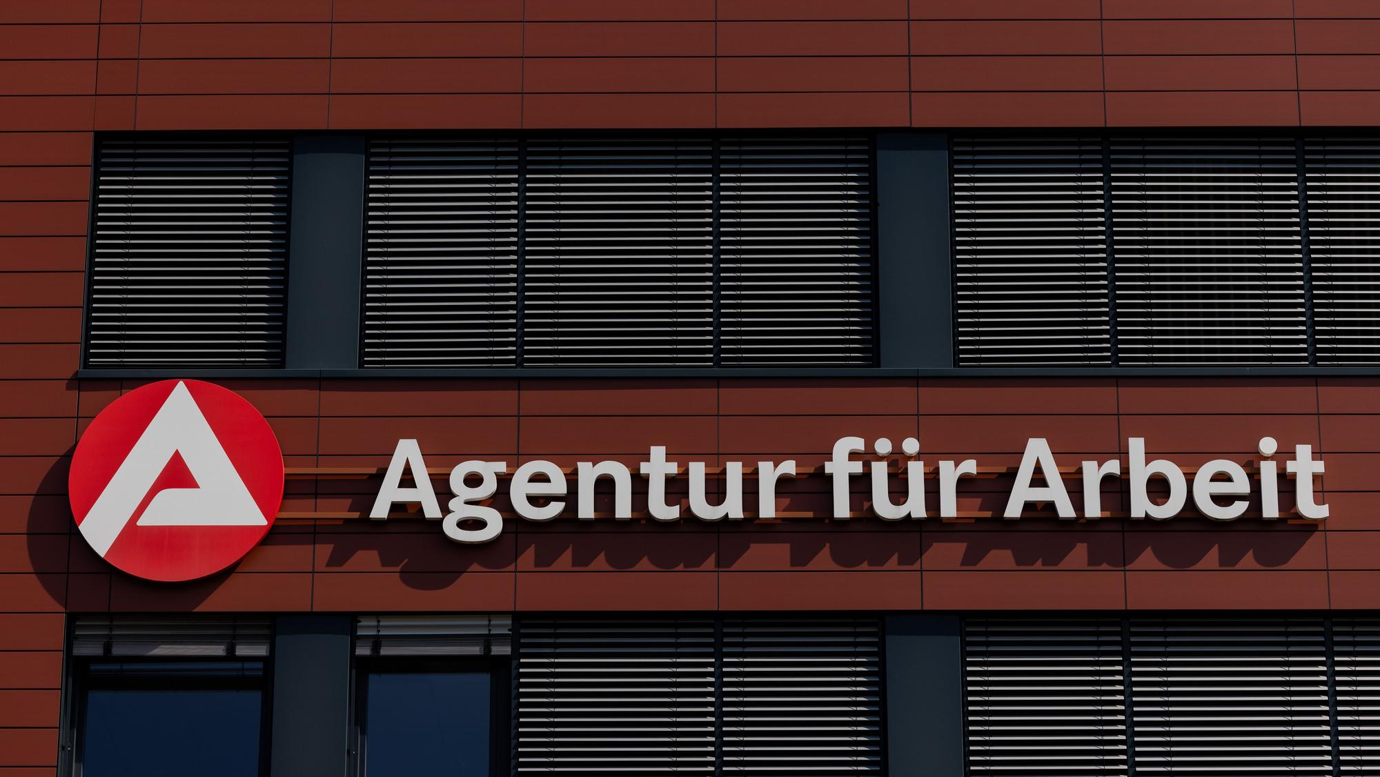 Blick auf die Agentur für Arbeit.