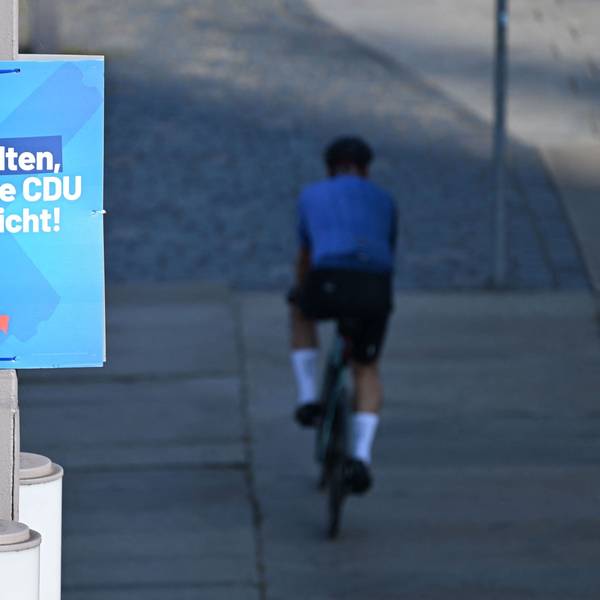 Ein Wahlplakat der AfD