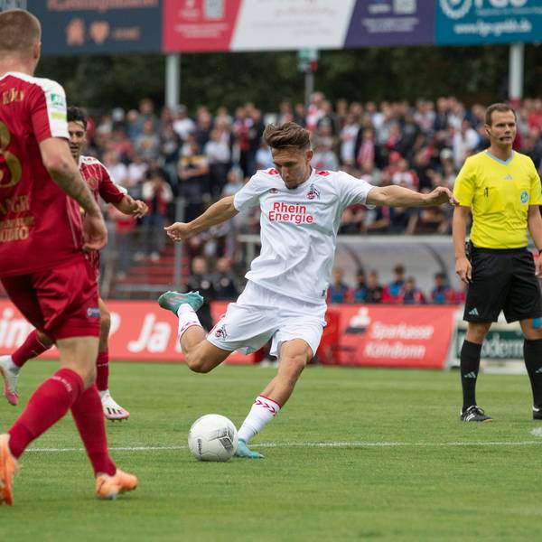 Regionalliga West: SC Fortuna Koeln - 1. FC Koeln U21, U 21 01.08.2023 Jonas Saliger 1. FC Koeln U21, 15, Regionalliga West, 1. Spieltag, SC Fortuna Koeln - 1. FC Koeln U21, am 01.08.2023, Suedstadion, Koeln *** Regionalliga West SC Fortuna Koeln 1 FC Koeln U21, 01 08 2023 Jonas Saliger 1 FC Koeln U21, 15 , Regionalliga West, 1 Matchday, SC Fortuna Koeln 1 FC Koeln U21, on 01 08 2023, Suedstadion, Koeln Copyright: xBEAUTIFULxSPORTS/Meuselx