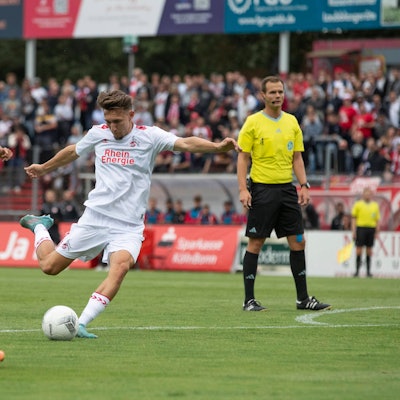 Regionalliga West: SC Fortuna Koeln - 1. FC Koeln U21, U 21 01.08.2023 Jonas Saliger 1. FC Koeln U21, 15, Regionalliga West, 1. Spieltag, SC Fortuna Koeln - 1. FC Koeln U21, am 01.08.2023, Suedstadion, Koeln *** Regionalliga West SC Fortuna Koeln 1 FC Koeln U21, 01 08 2023 Jonas Saliger 1 FC Koeln U21, 15 , Regionalliga West, 1 Matchday, SC Fortuna Koeln 1 FC Koeln U21, on 01 08 2023, Suedstadion, Koeln Copyright: xBEAUTIFULxSPORTS/Meuselx