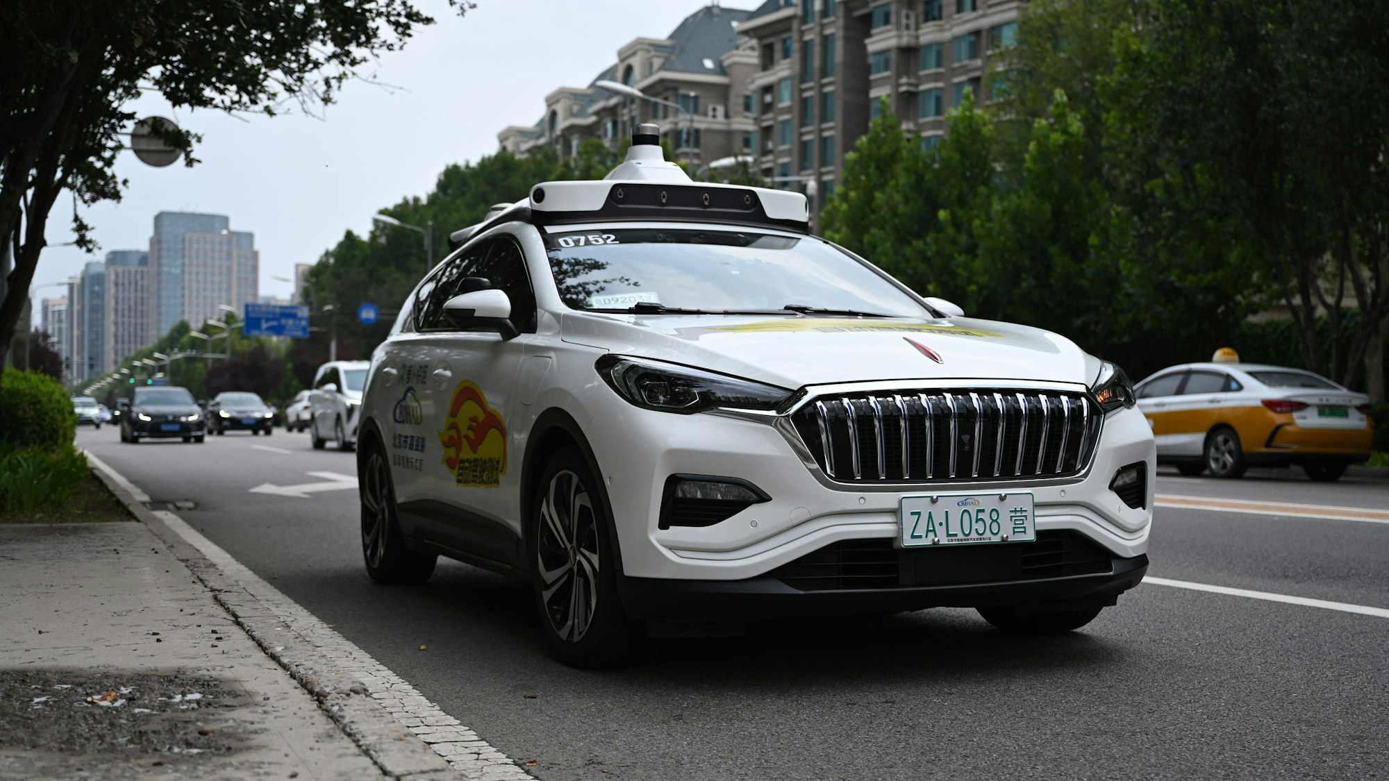 Robotaxi in Peking.