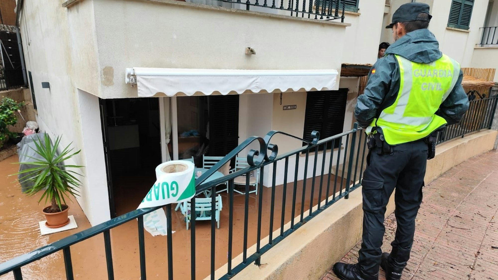 Mallorca: Bereits Mitte August hat Starkregen Schäden angerichtet wie hier in Puerto de Sóller (Archivbild vom 15.8.2024).