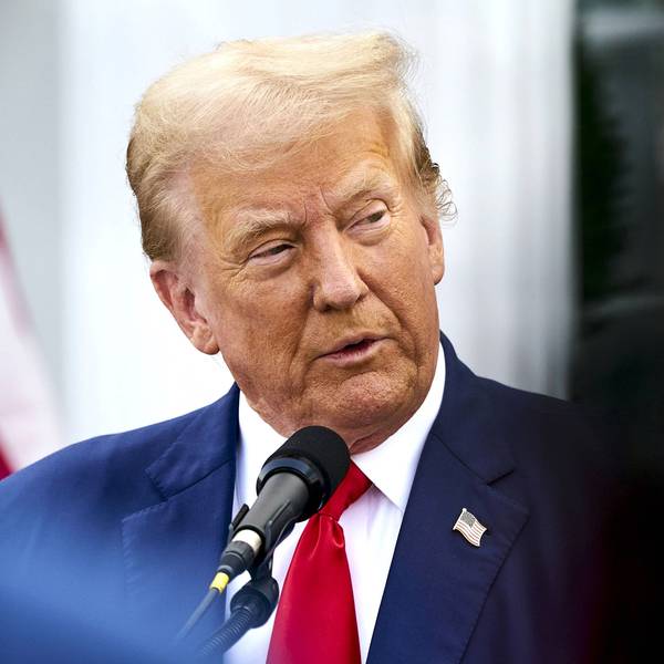 Donald Trump bei einer Pressekonferenz. Der Republikaner ist im Rennen um das Weiße Haus gegen Kamala Harris unter Druck geraten. (Archivbild)