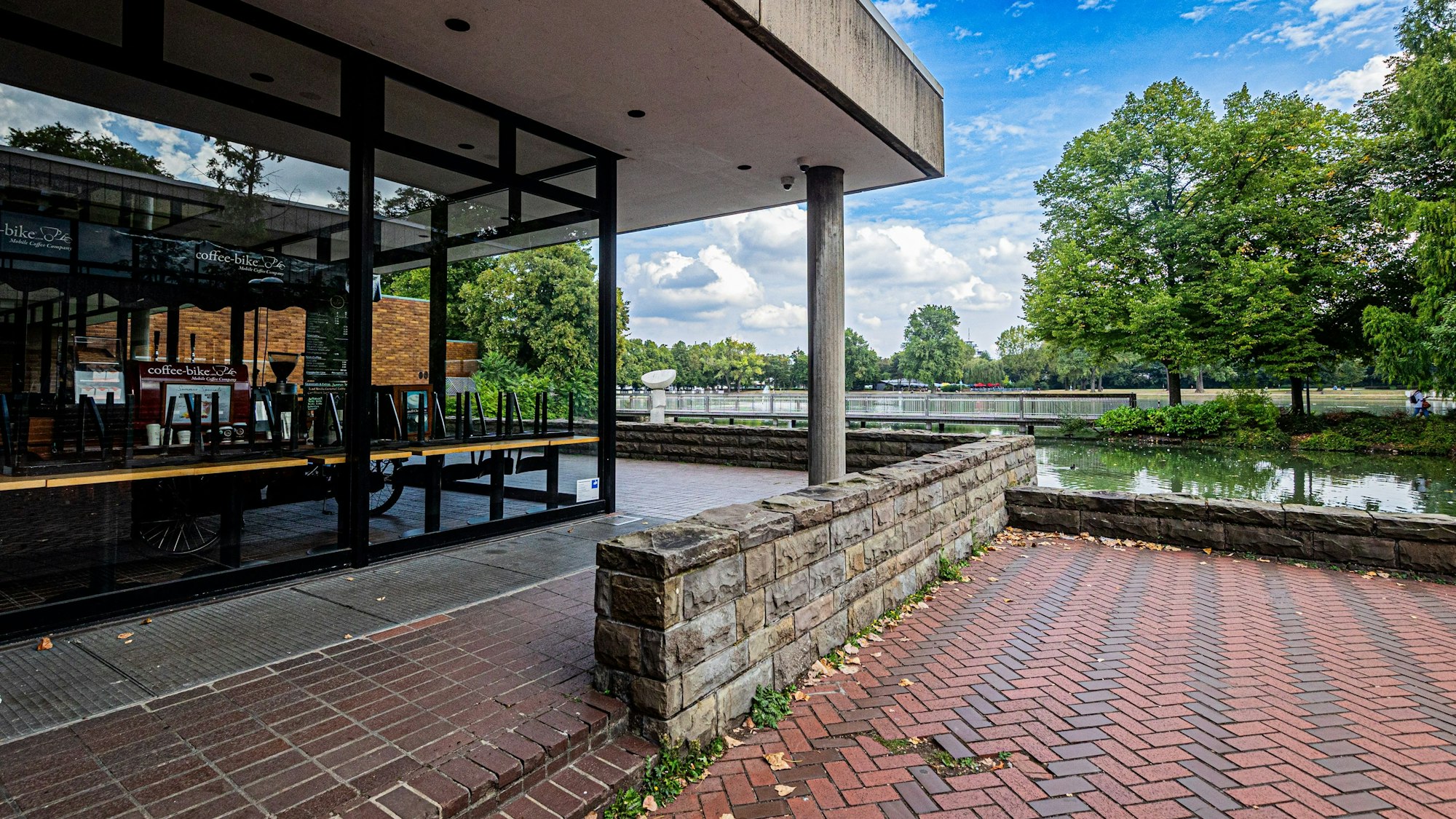 Ein Ort mit Potenzial: Der überdachte Außenbereich des Museums für Ostasiatische Kunst.