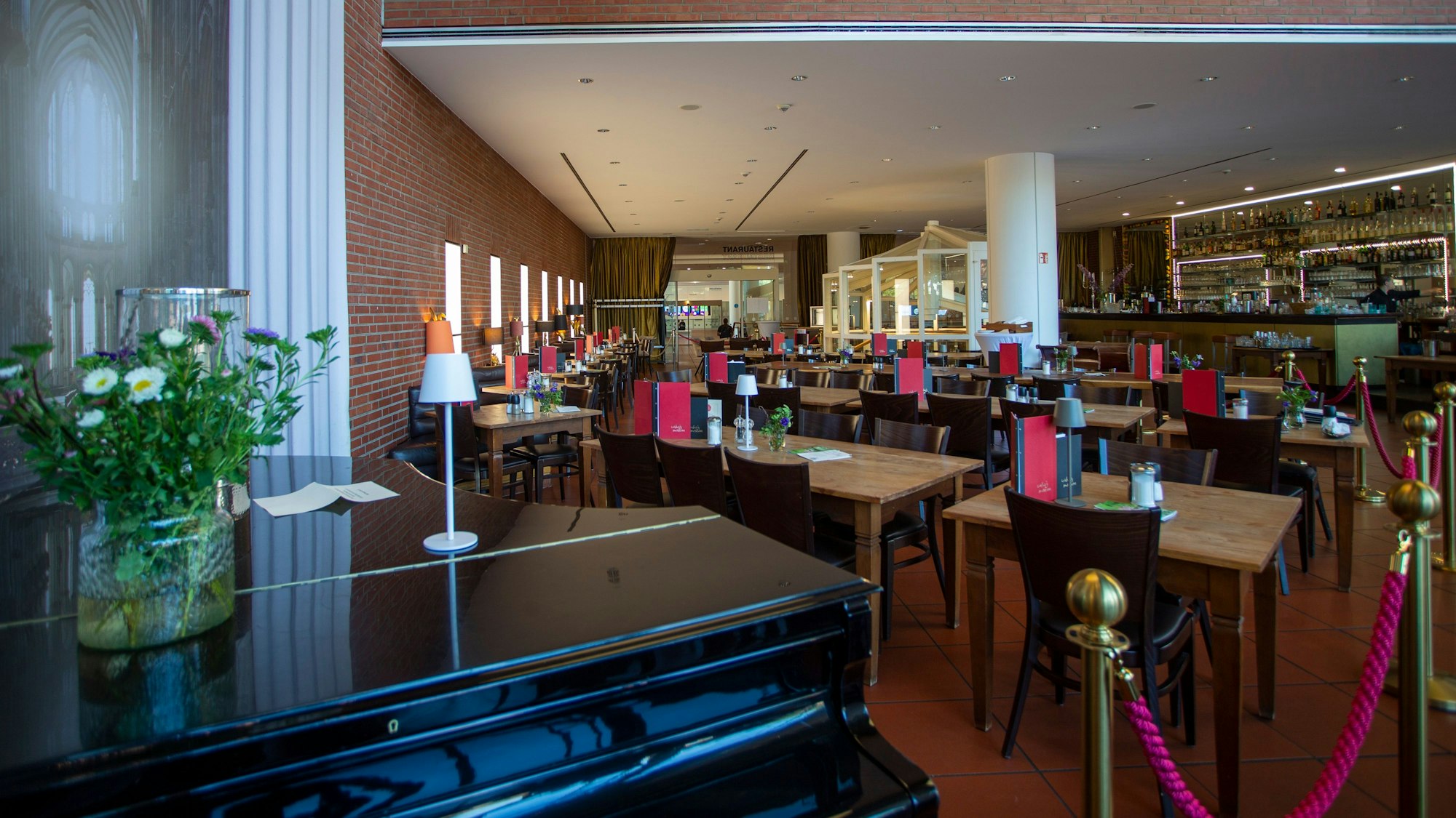 Der Innenbereich des „Ludwig im Museum“, der Gastronomie im Museum Ludwig.