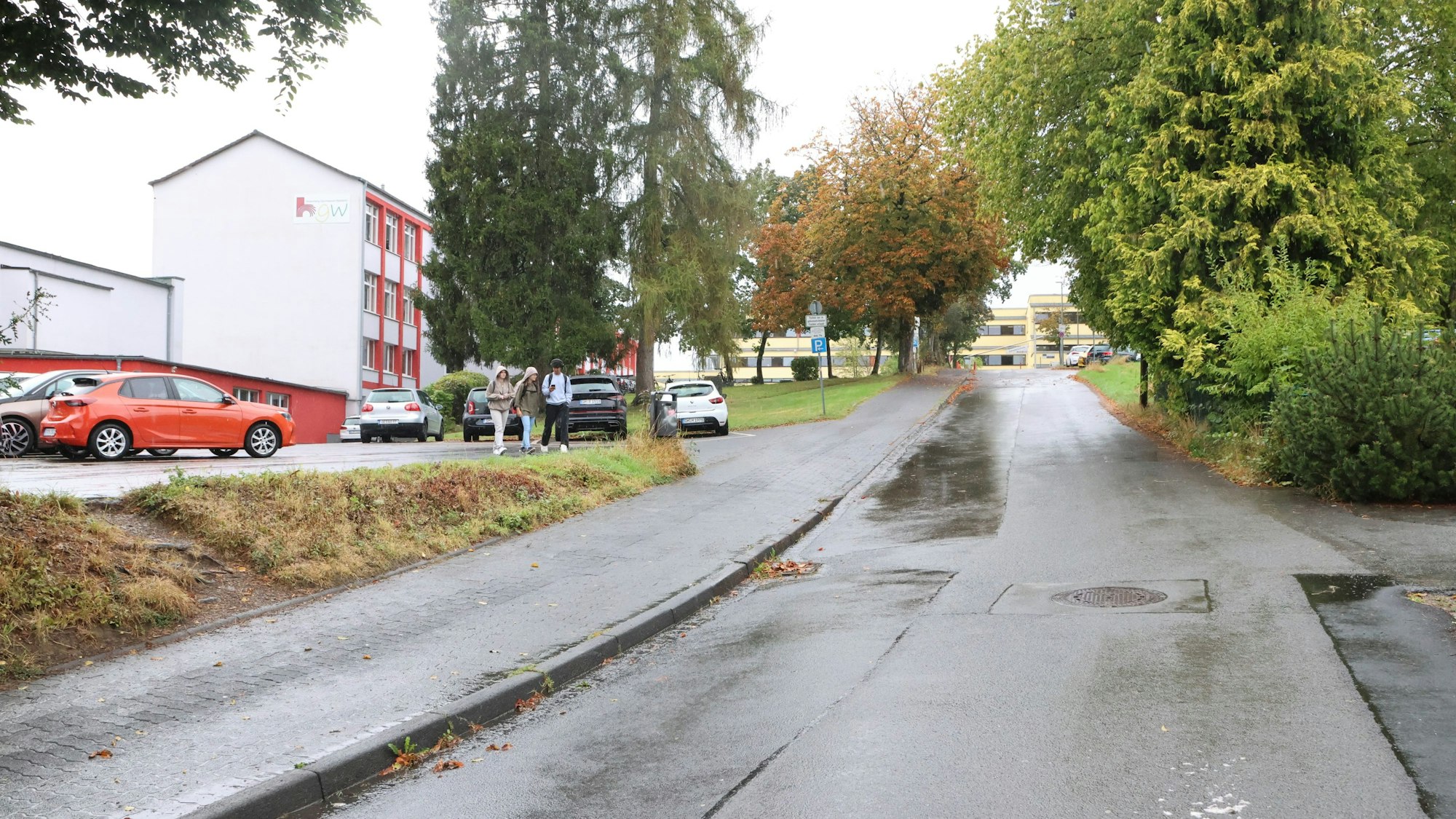 Blick auf die Goethestraße in Waldbröl.