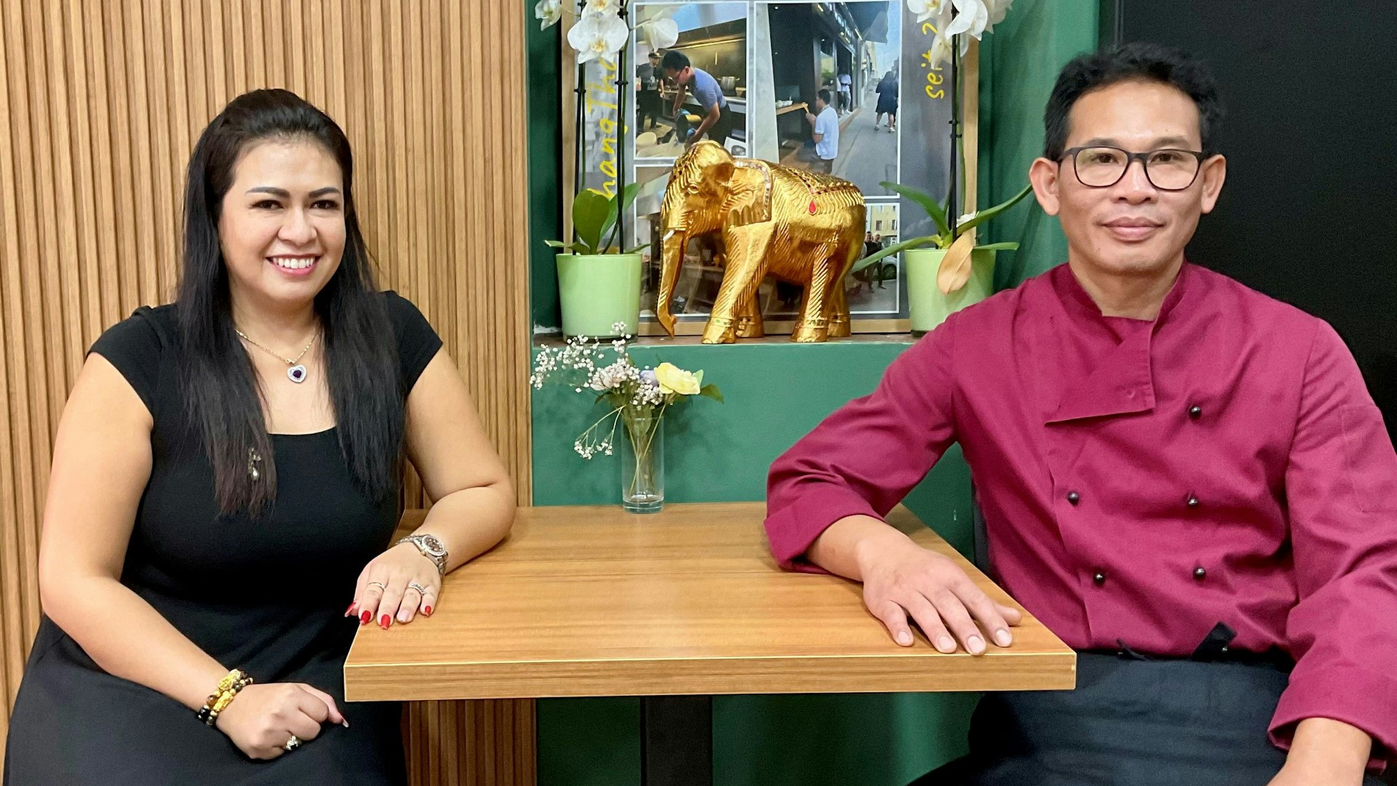 Neueröffnung Chang Thai
Linna Changplug und ihr Mann Vallop