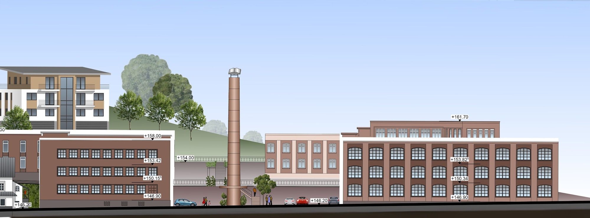 Visualisierung Hubertuspark in Engelskirchen-Ründeroth