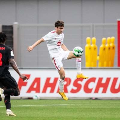 FVM-Pokal Finale A-Junioren 2024: Bayer 04 Leverkusen - 1.FC Köln 15.05.2024 Etienne Borie 1.FC Köln U19, 7 FVM-Pokal Finale A-Junioren 2024: Bayer 04 Leverkusen - 1.FC Köln Rasenplatz am Ulrich-Haberland-Stadion, Leverkusen 15.05.2024 *** FVM Cup Final A Juniors 2024 Bayer 04 Leverkusen 1 FC Köln 15 05 2024 Etienne Borie 1 FC Köln U19, 7 FVM Cup Final A Juniors 2024 Bayer 04 Leverkusen 1 FC Köln Pitch at Ulrich Haberland Stadium, Leverkusen 15 05 2024 Copyright: xBEAUTIFULxSPORTS/Buriakovx
