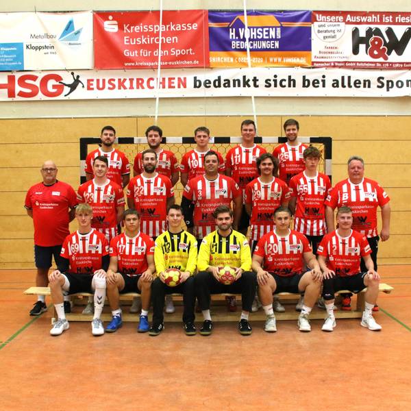Mannschaftsfoto der HSG Euskirchen in der Saison 2024/25.