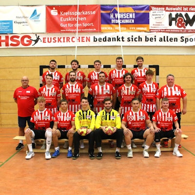 Mannschaftsfoto der HSG Euskirchen in der Saison 2024/25.