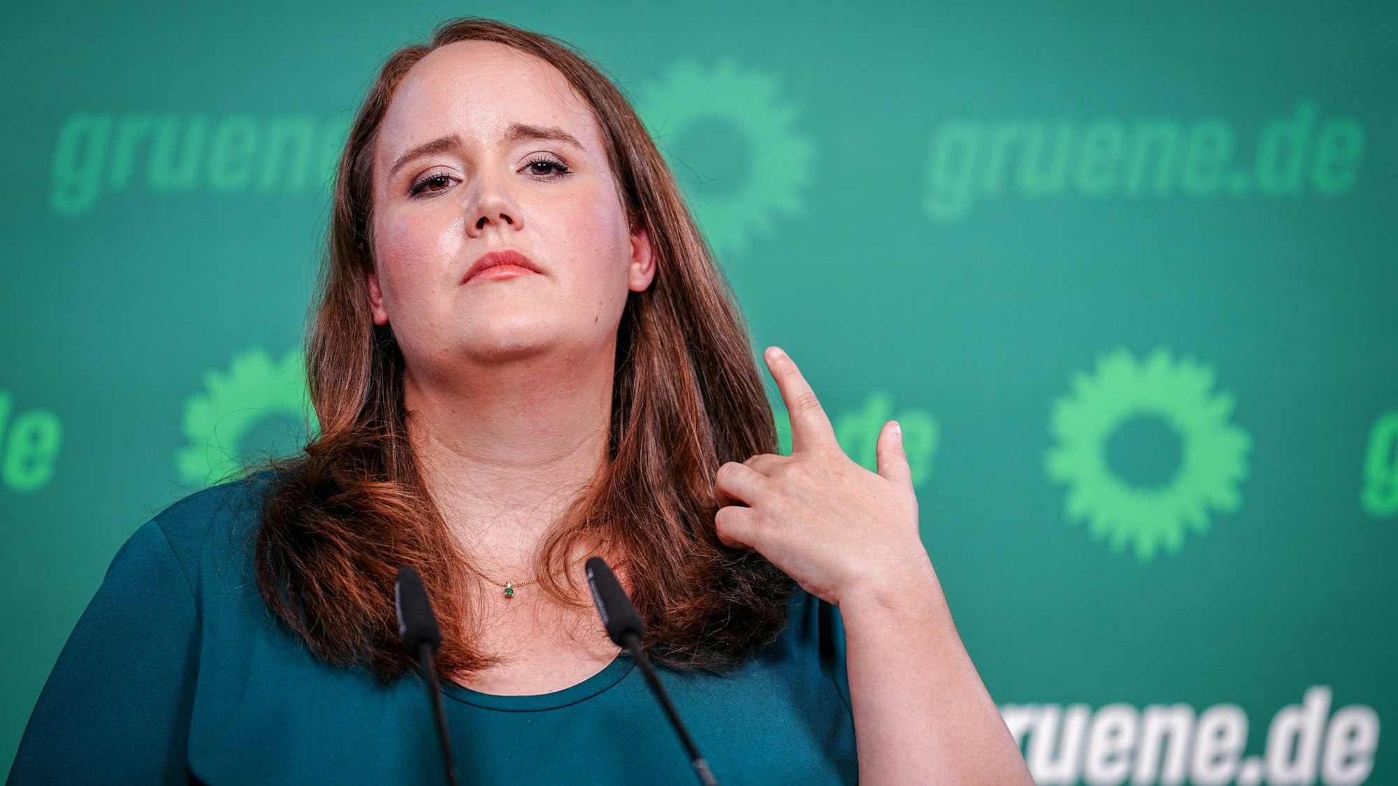 Grünen-Chefin Ricarda Lang hat Sahra Wagenknecht nach einem Auftritt in der ARD hart kritisiert. (Archivbild)