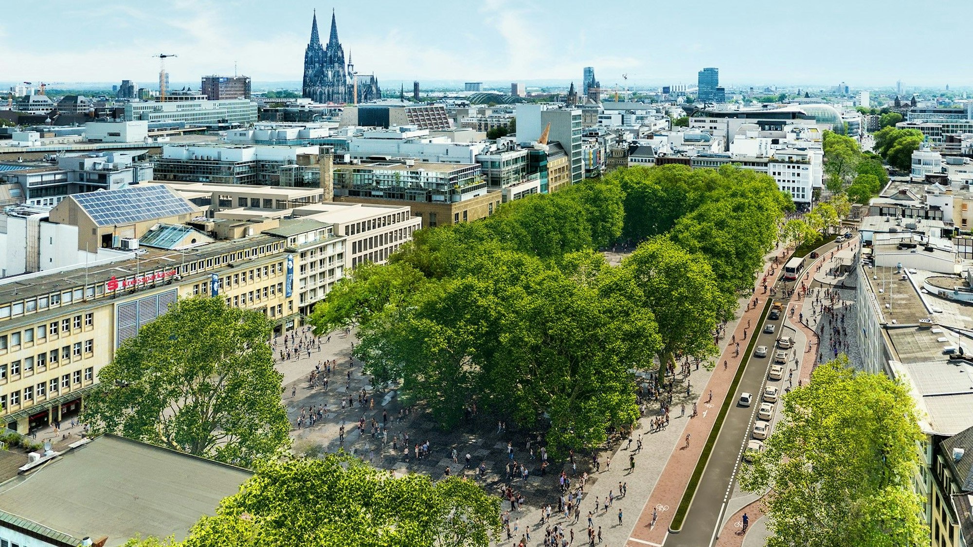 Visualisierung Neumarkt bei einer Tunnellösung