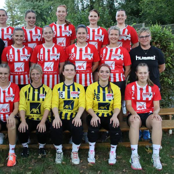 Mannschaftsfoto der Frauenmannschaft der HSG Euskirchen in der Saison 2024/25